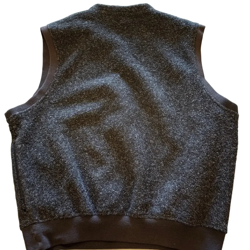 Vintage Polo Sport Ralph Lauren Gray V-Neck Sweater Vest Size M